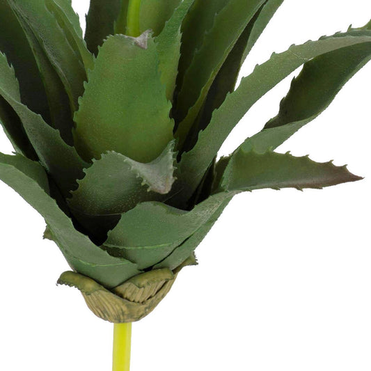 11.5x11.5x9.5" Desert Bloom Plastic Faux Aloe Stem