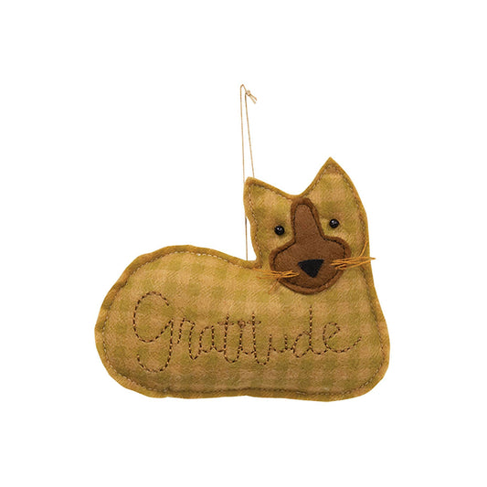 Gratitude Cat Ornament