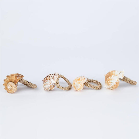 Napkin Rings - Natural Seashell (set of 4)