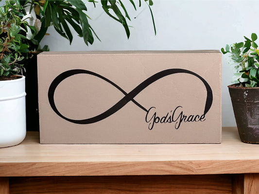 God's Grace - Rustic Christian Decor Wood Sign