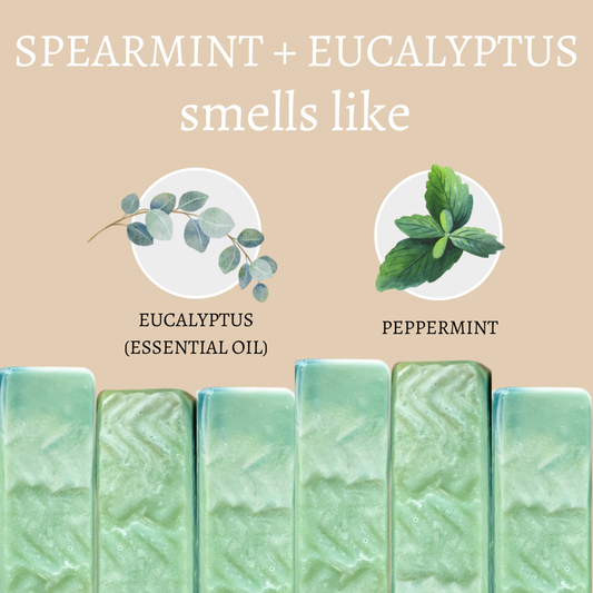 Spearmint + Eucalyptus Vegan Handmade Bar Soap - 4oz