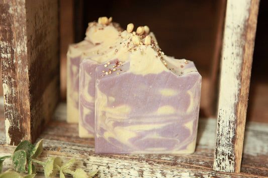 Blackberry Magnolia Goat Milk Soap, Luxury Shea Butter Soap