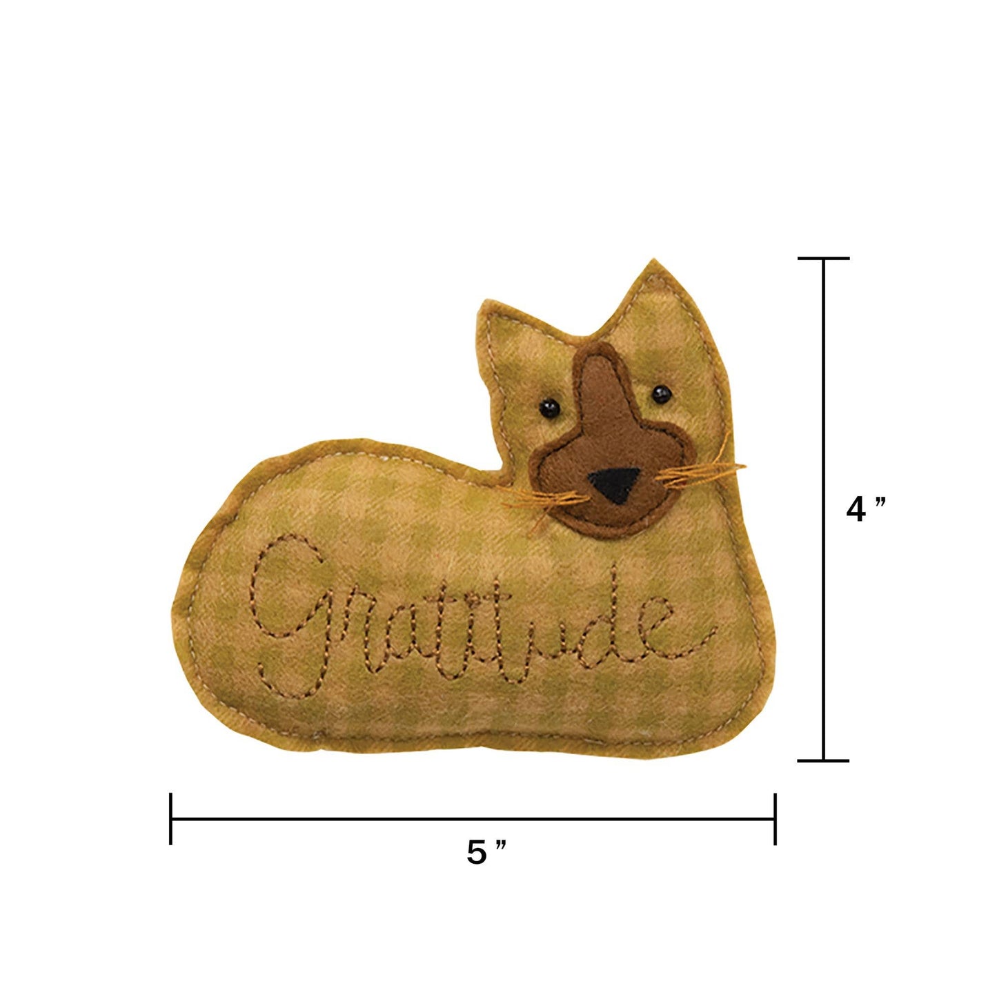 Gratitude Cat Ornament