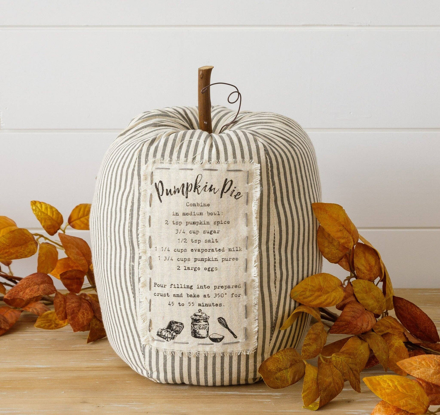 Striped Pumpkin With Pie Patch (PC)