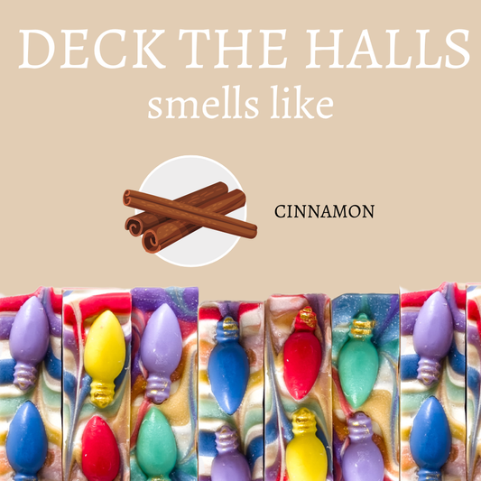Deck The Halls Christmas Handmade Bar Soap - 4oz
