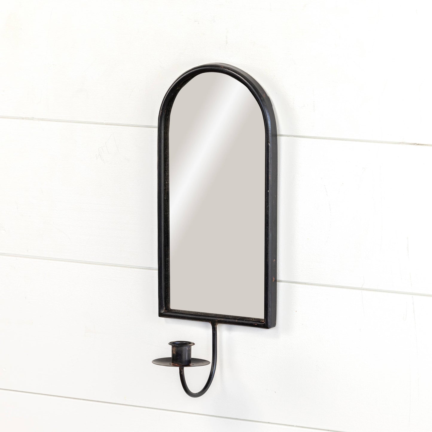BLACK MIRROR WALL SCONCE