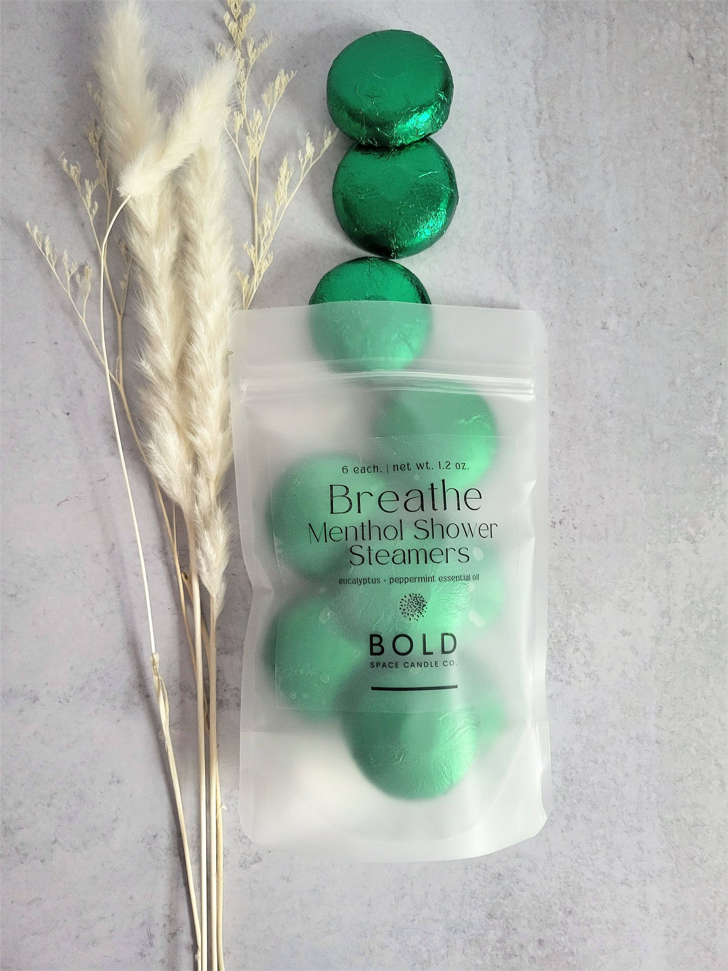 Breathe – Eucalyptus + Peppermint Menthol Steamers (6pk)
