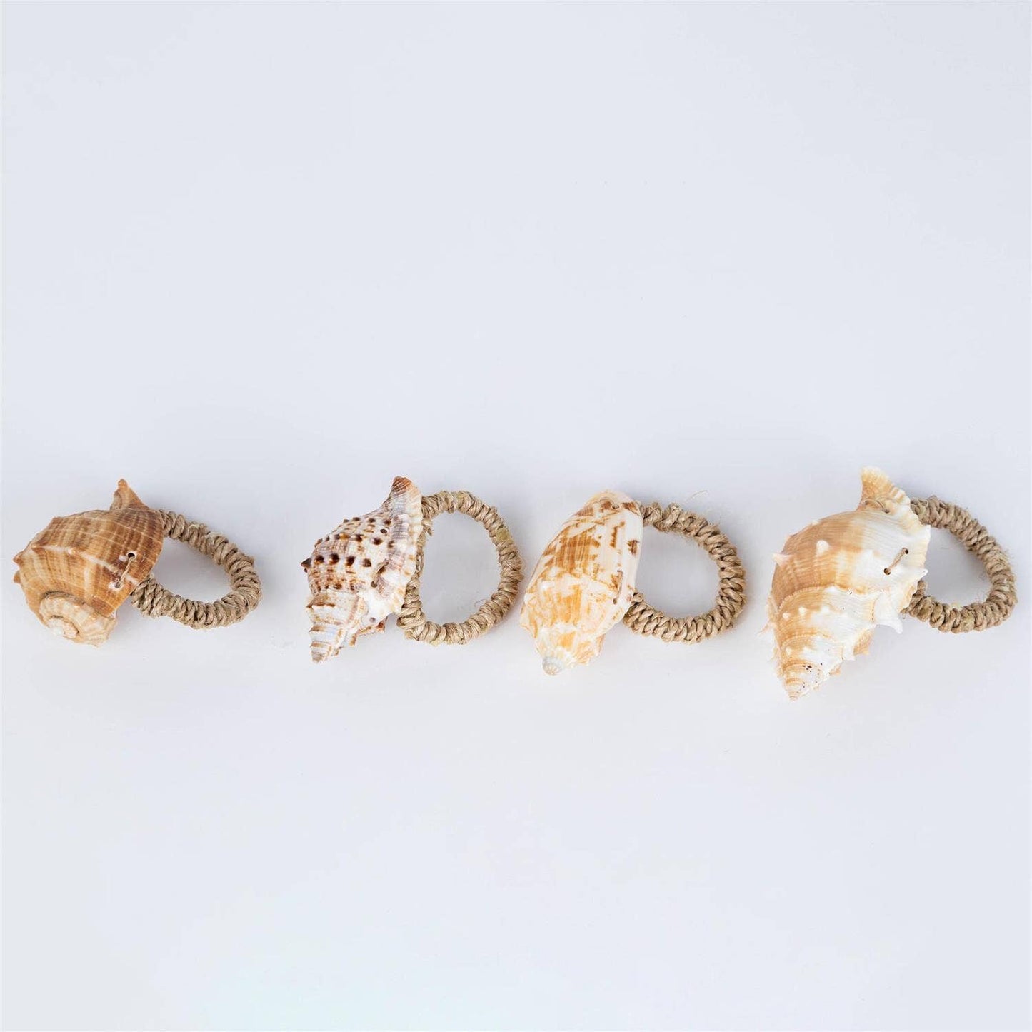 Napkin Rings - Natural Seashell (set of 4)