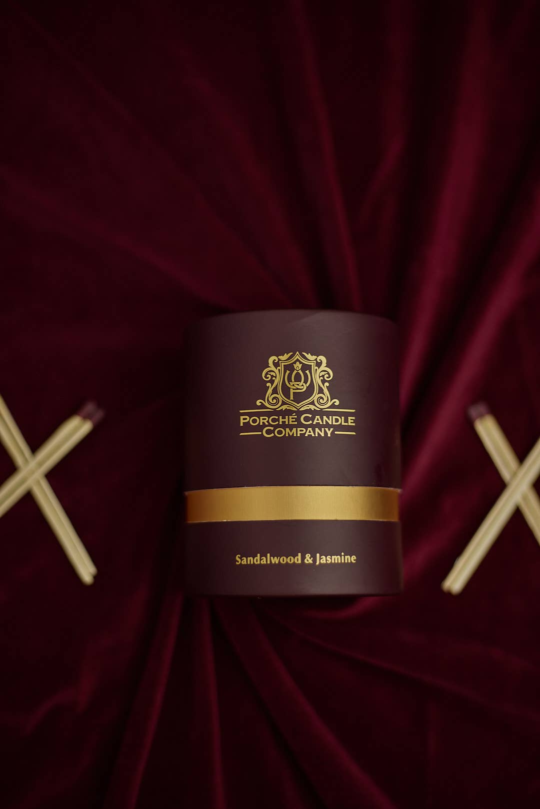 Porché Candle Co - Luxury 8oz Candle - Sandalwood & Jasmine