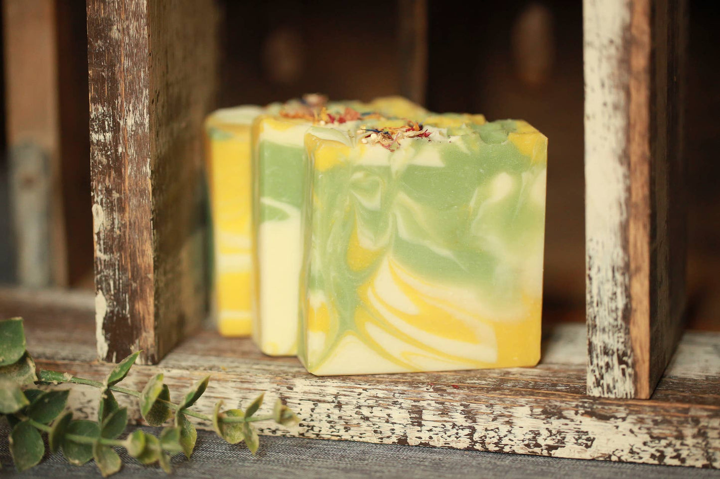 Honeysuckle Artisan Soap, Luxury Shea Butter Soap, 4+ oz.