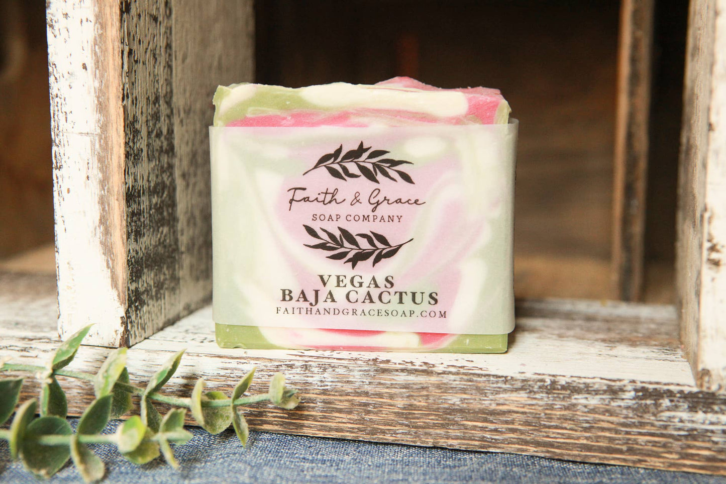 Baja Cactus Artisan Soap, Luxury Shea Butter Soap, 4+oz.