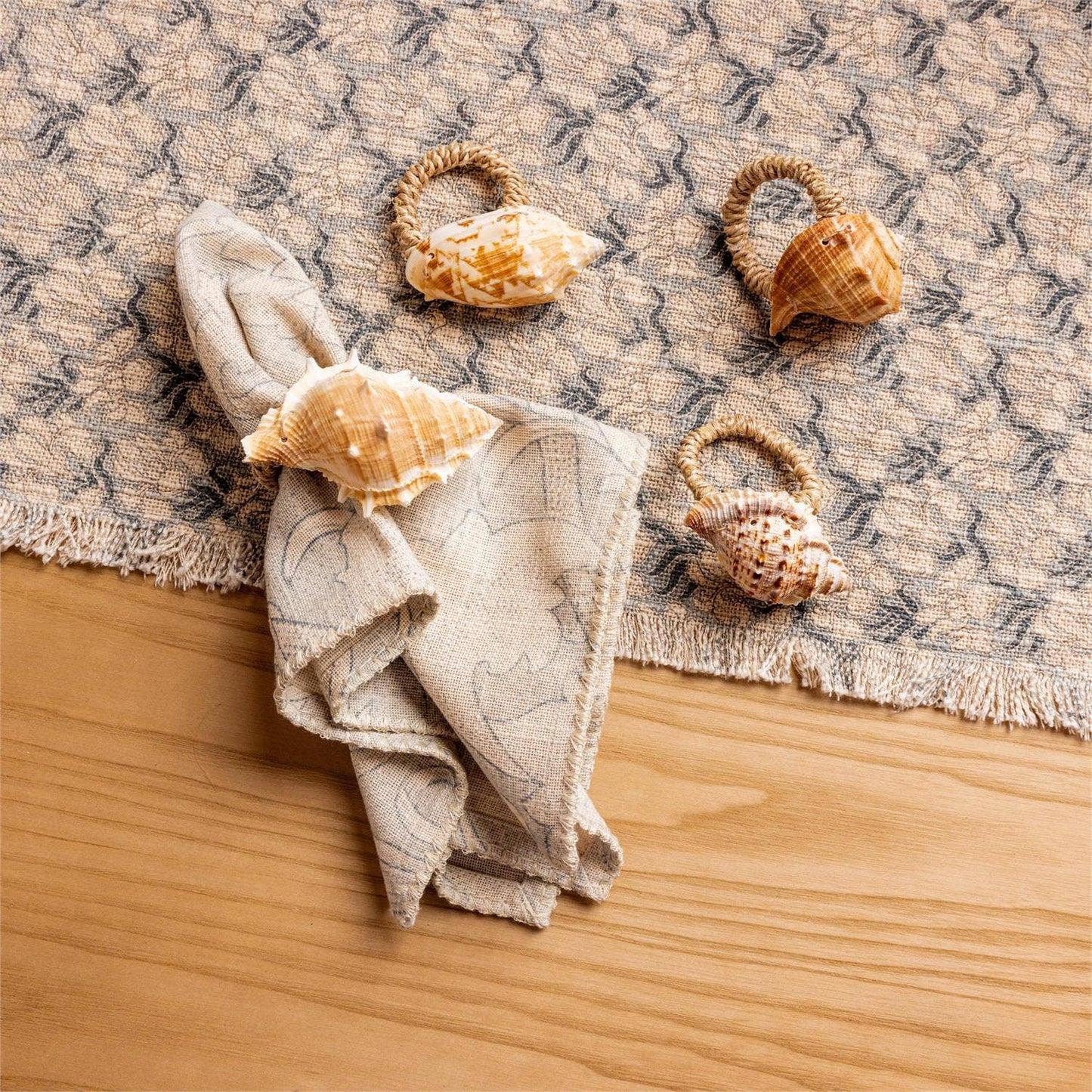 Napkin Rings - Natural Seashell (set of 4)