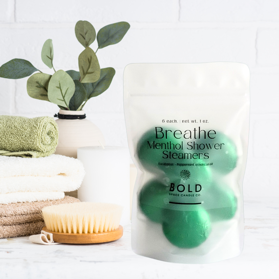 Breathe – Eucalyptus + Peppermint Menthol Steamers (6pk)