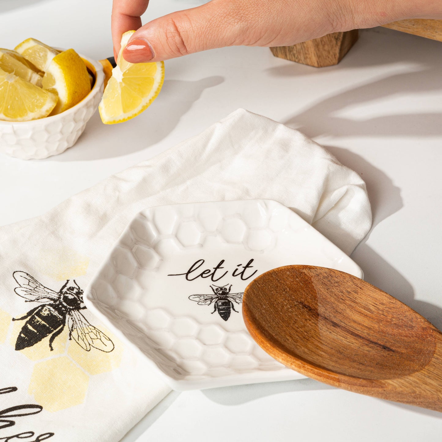 Ceramic Bee Spoon Rest