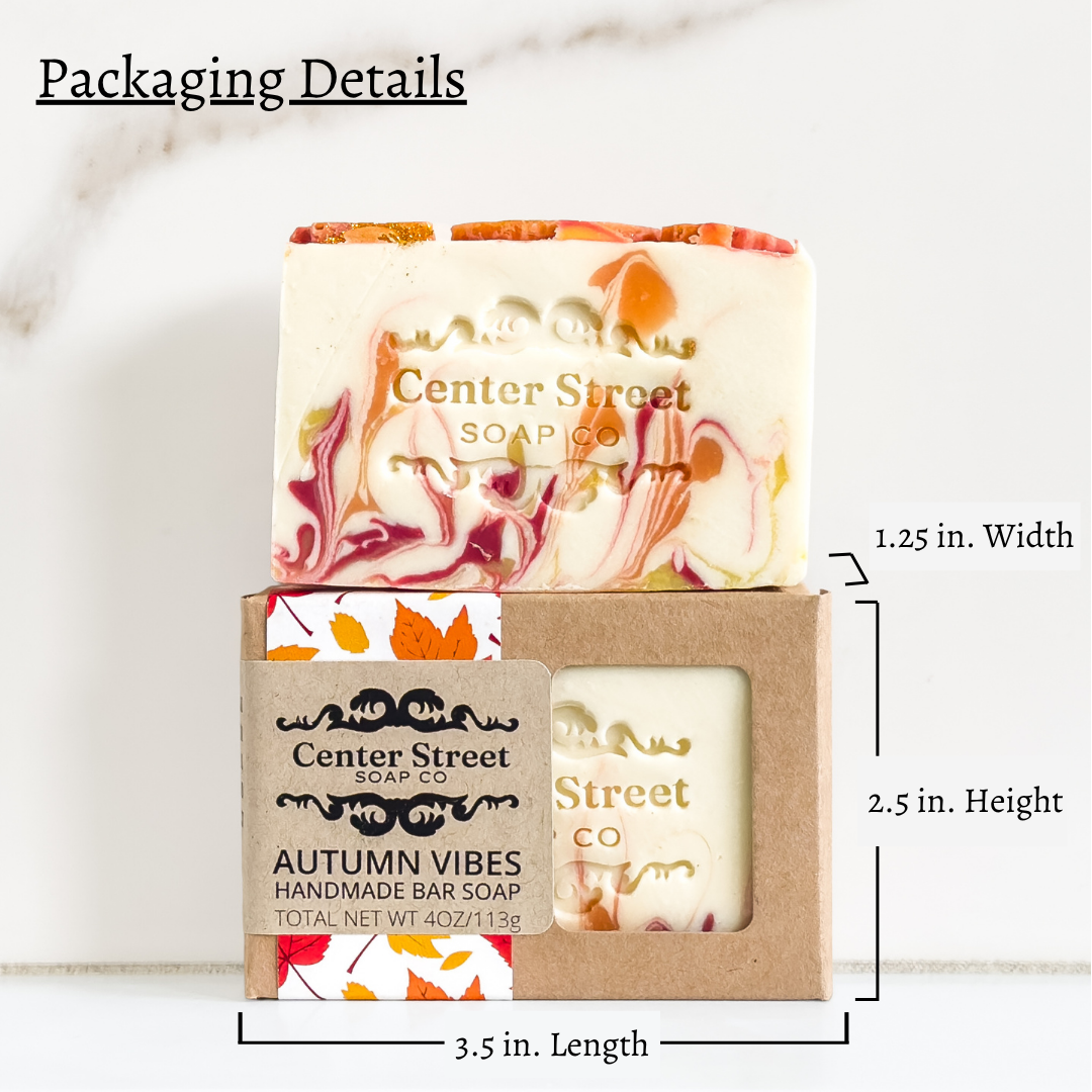 Autumn Vibes Fall Handmade Bar Soap
