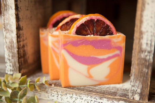 Blood Orange & Goji Berry Soap, Luxury Shea Butter Soap