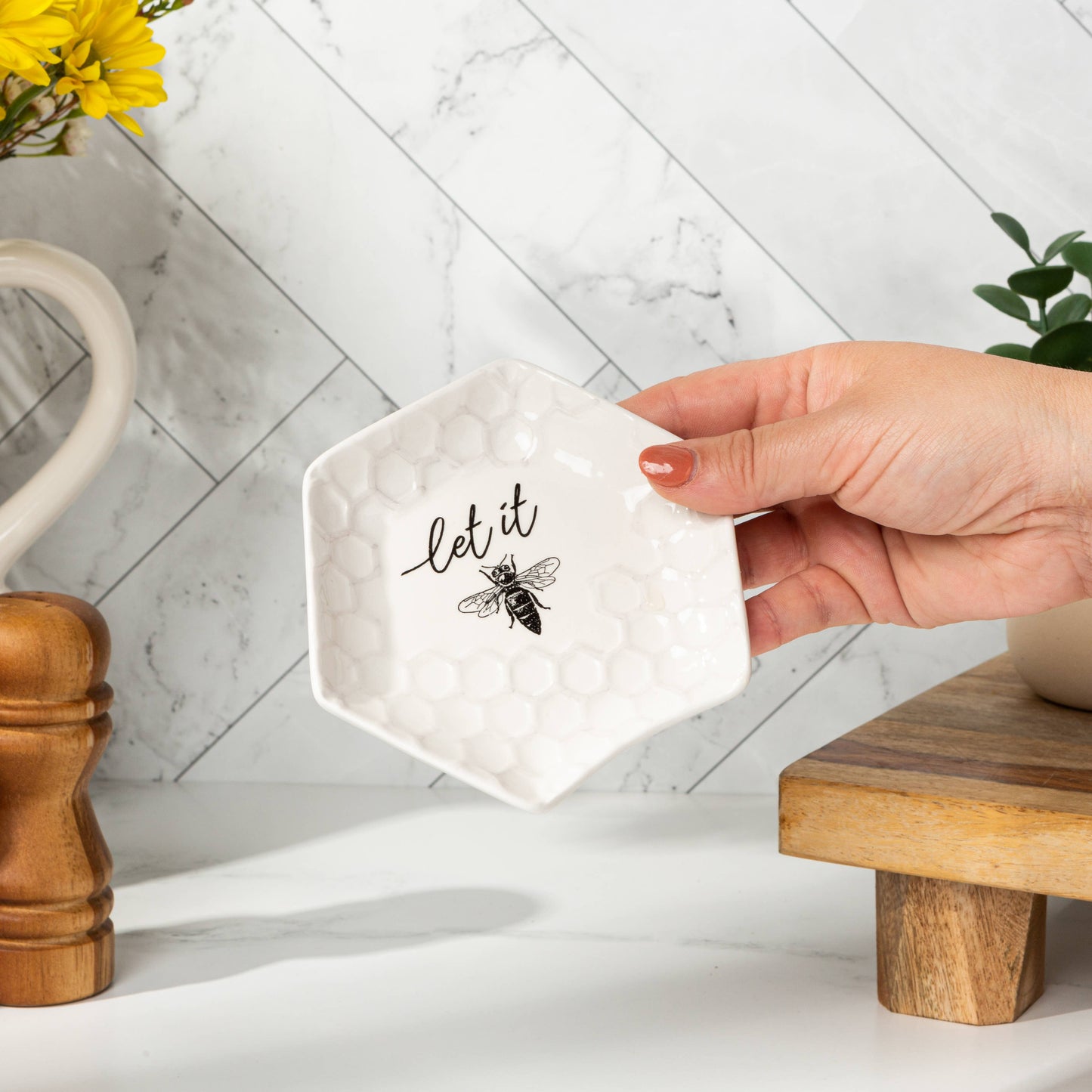 Ceramic Bee Spoon Rest