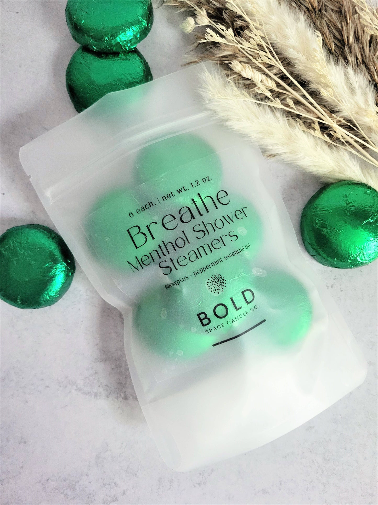 Breathe – Eucalyptus + Peppermint Menthol Steamers (6pk)