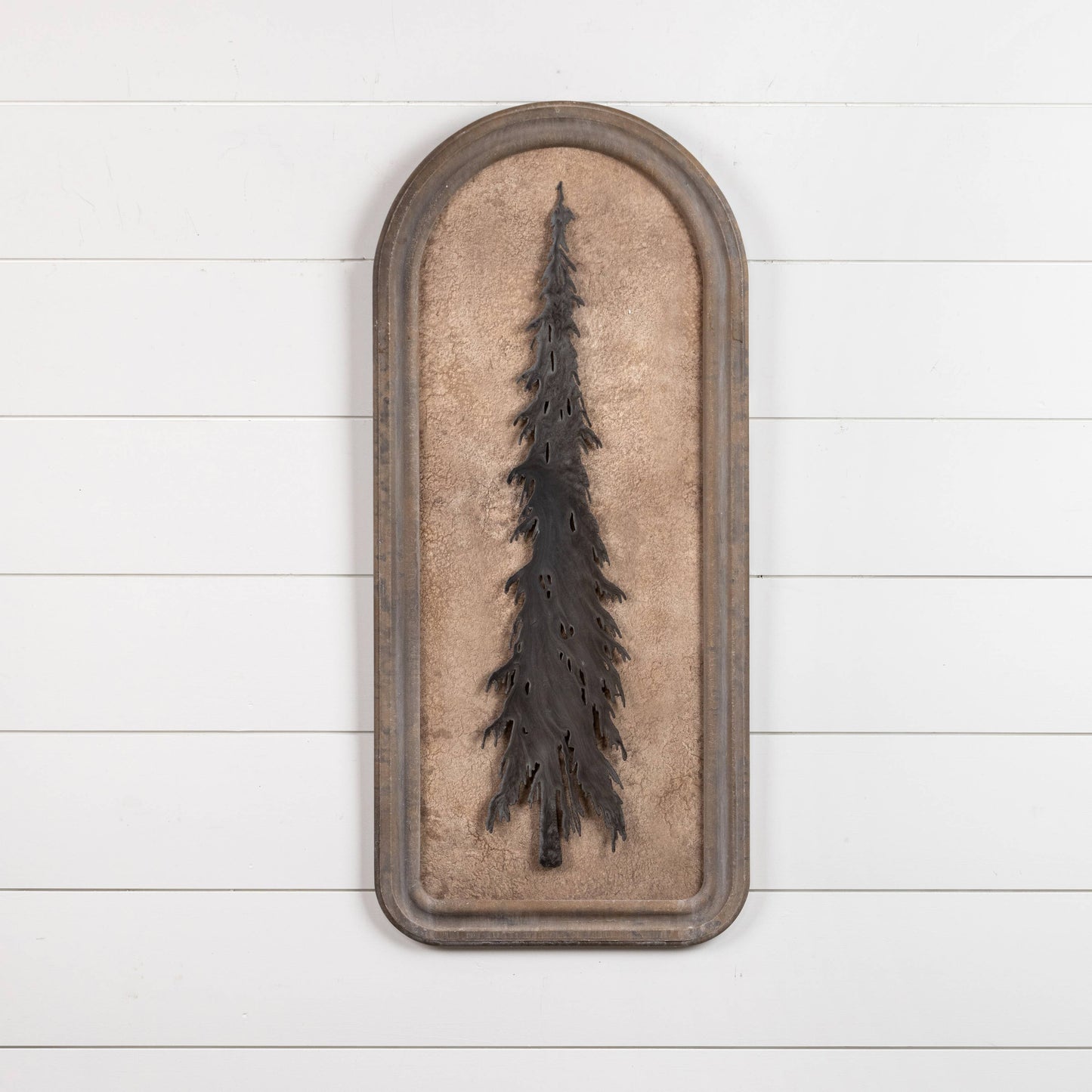 FRAMED PENCIL PINE SILHOUETTE SIGN