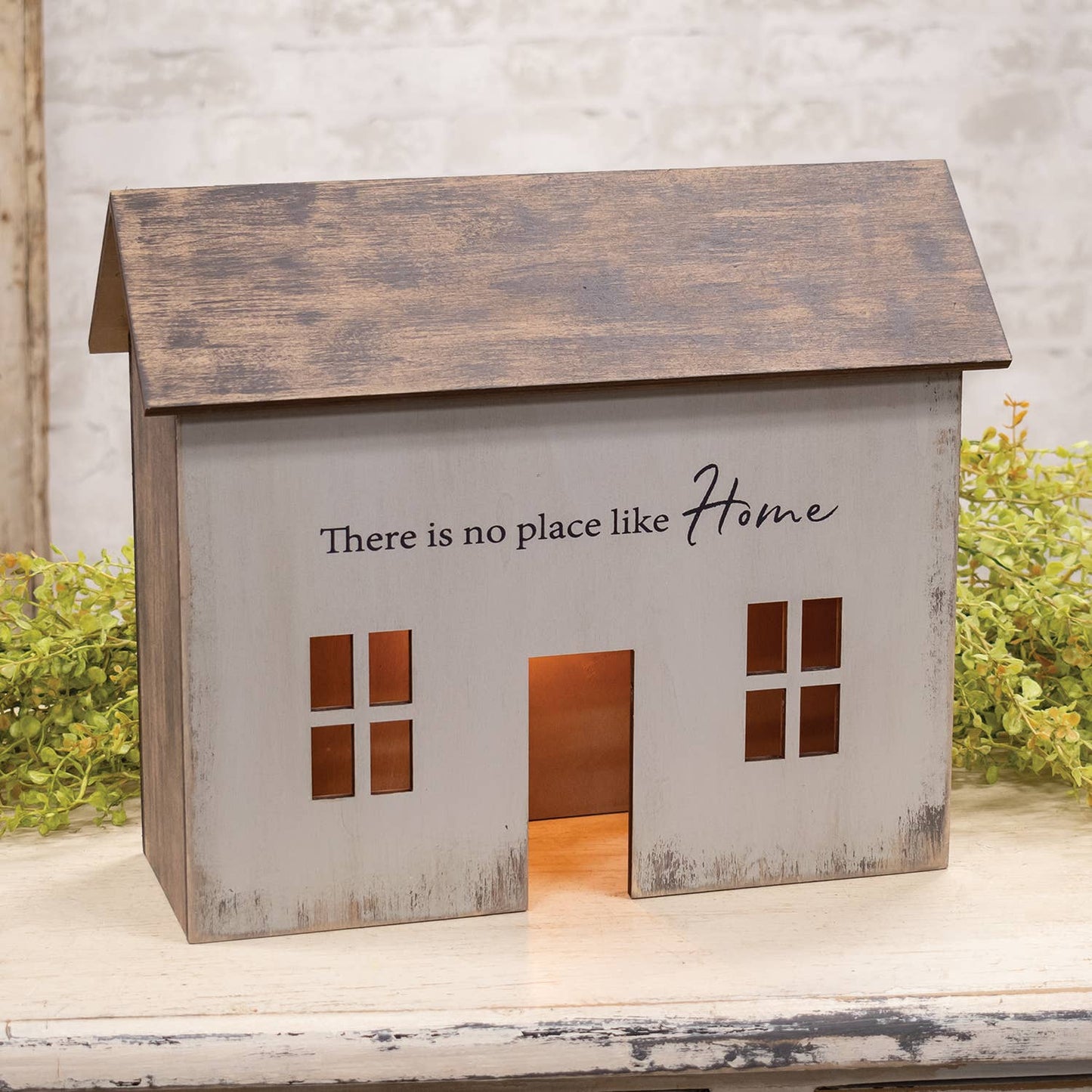 No Place Like Home Light Up Primitive House