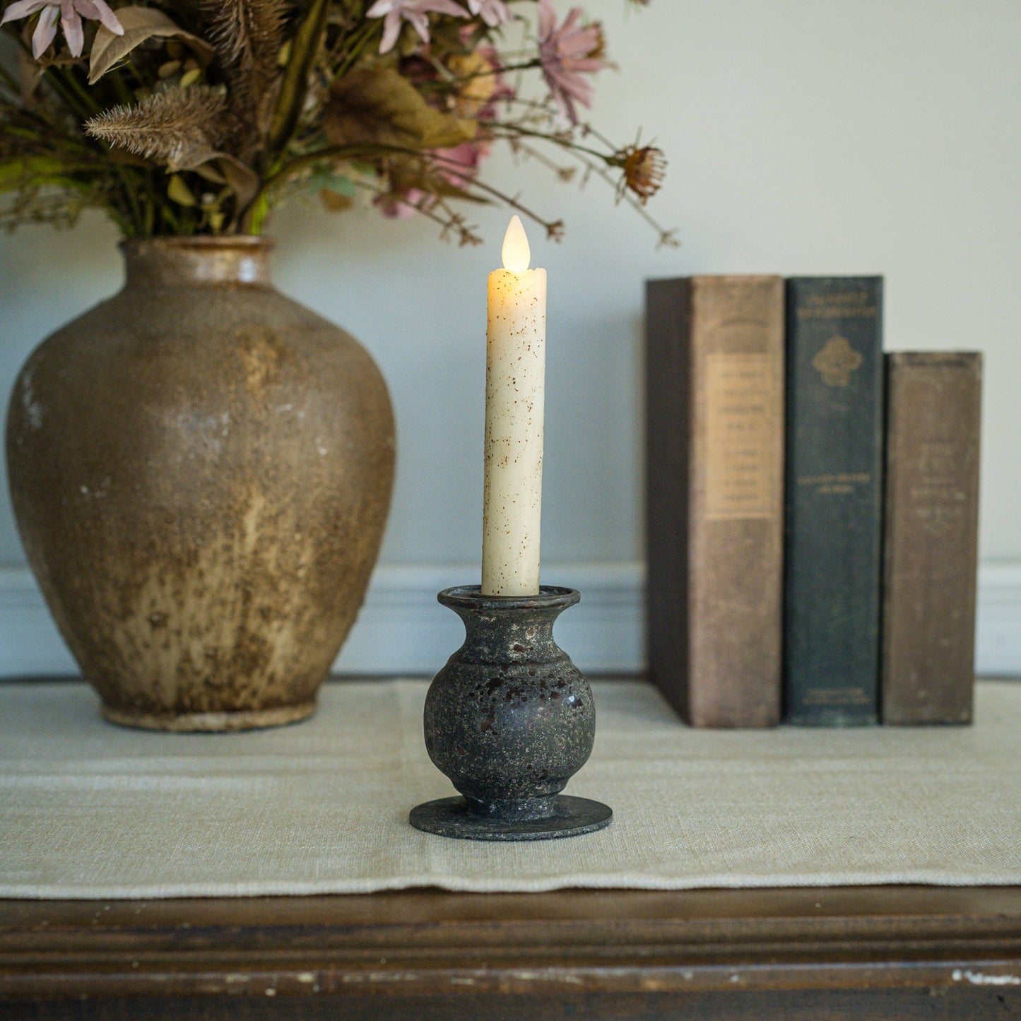 3.5" JASPER TAPER CANDLE HOLDER