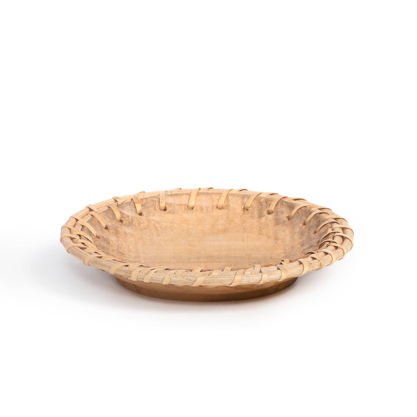 Rattan Lace Edged Decor Dish