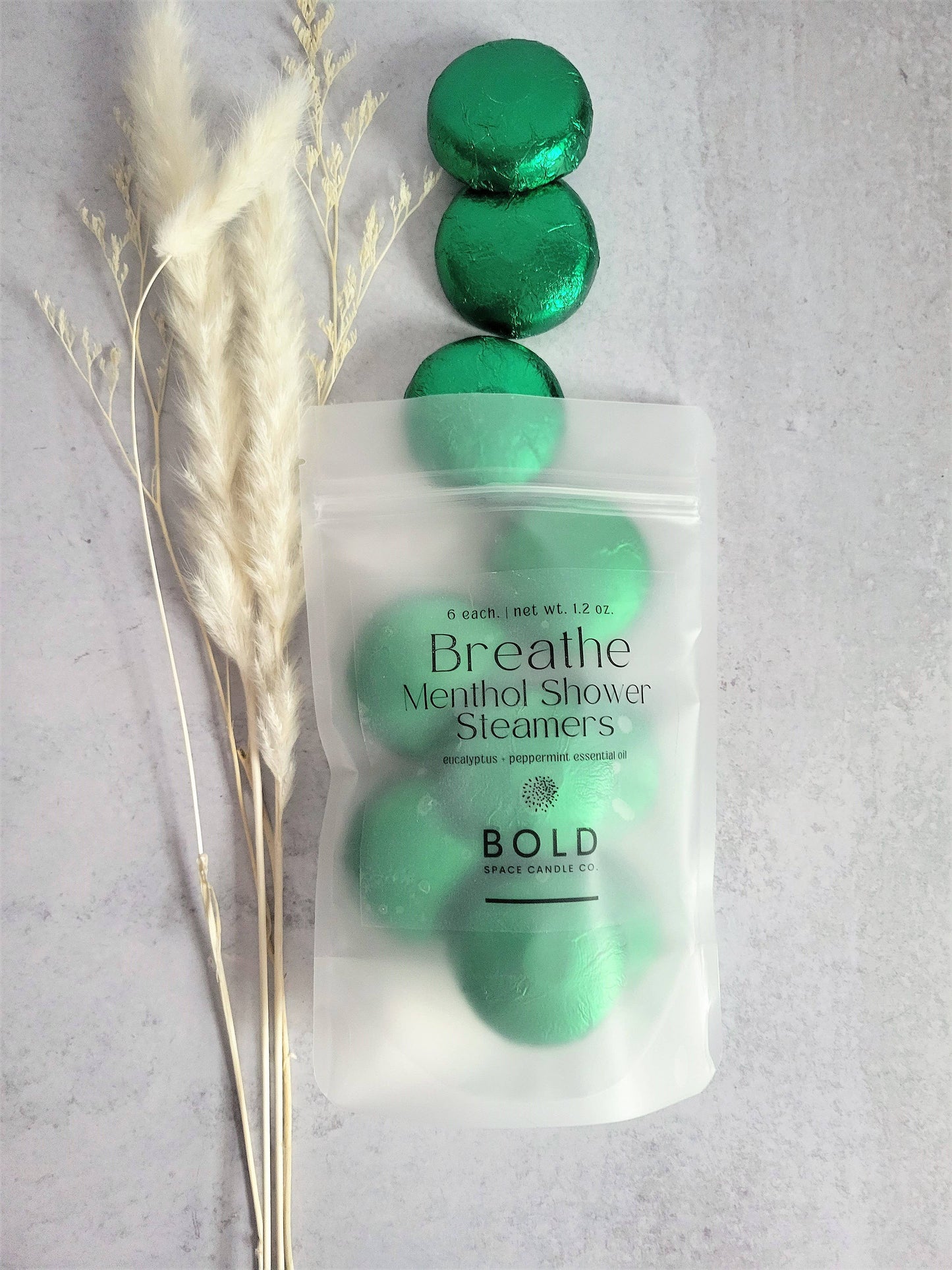Breathe – Eucalyptus + Peppermint Menthol Steamers (6pk)