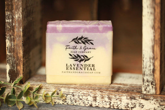 Lavender Essential Oil Soap, Luxury Shea Butter Soap