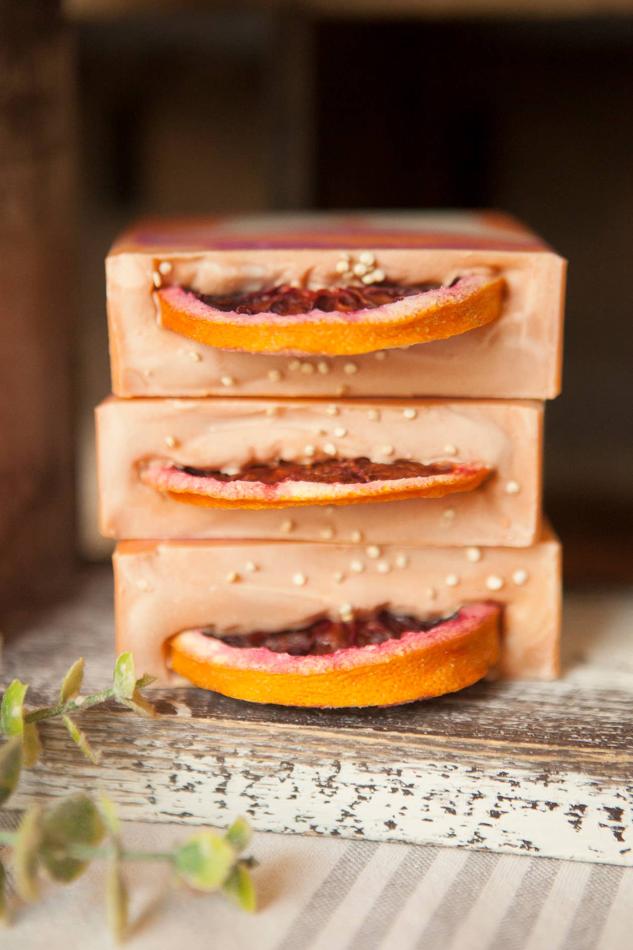 Blood Orange & Goji Berry Soap, Luxury Shea Butter Soap