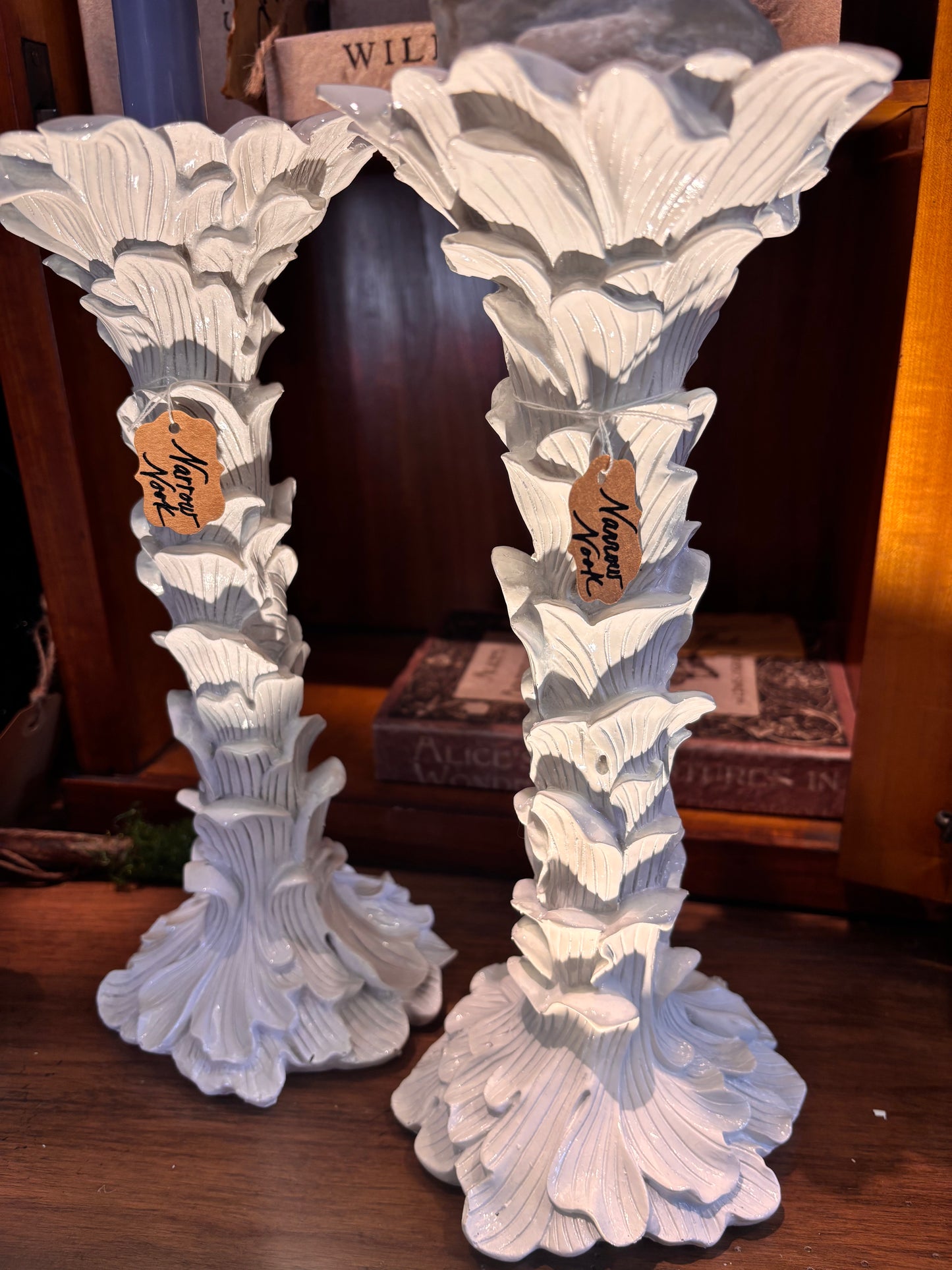 Duchess Candle Holder - White