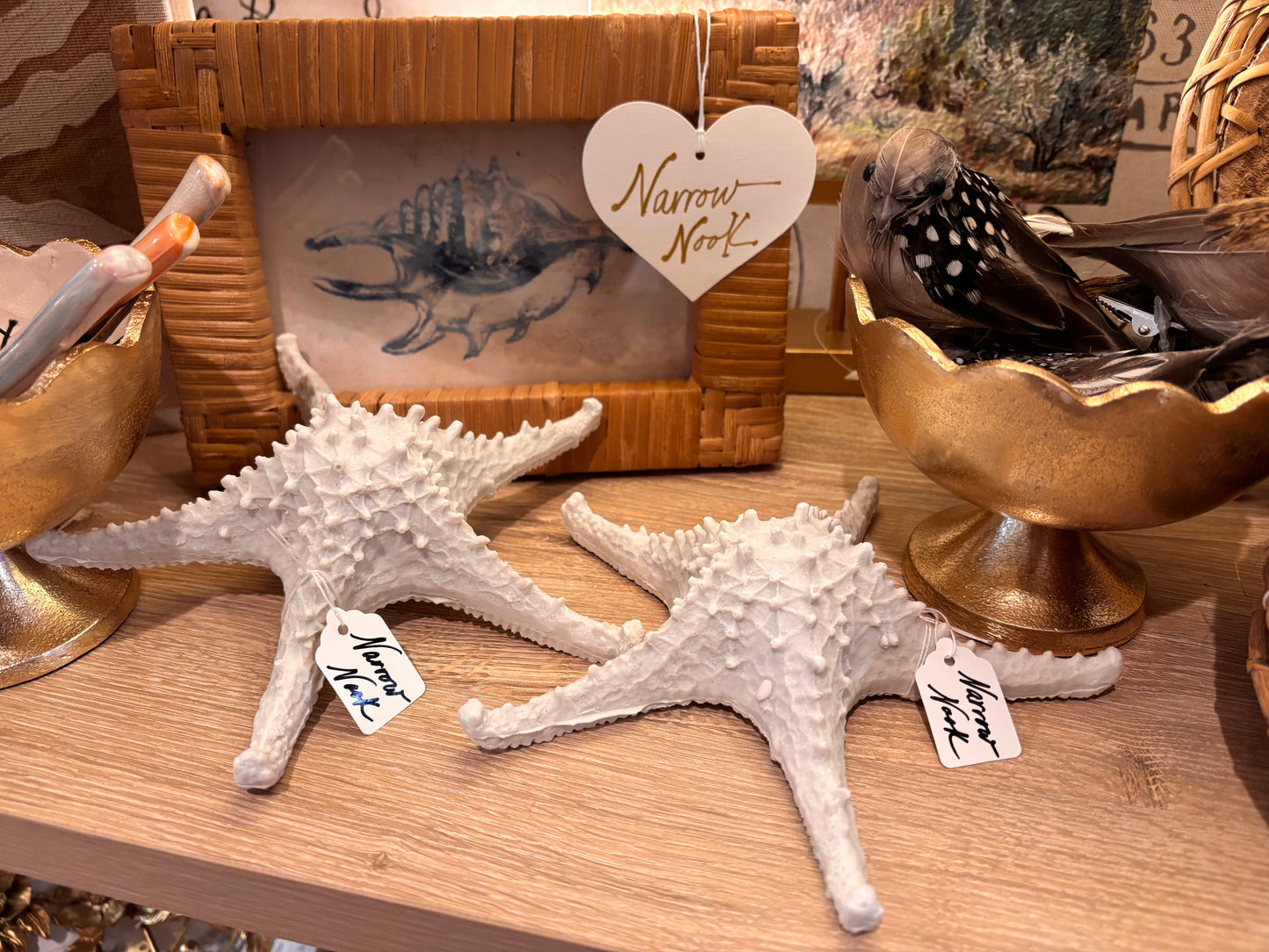 White Starfish Figurine