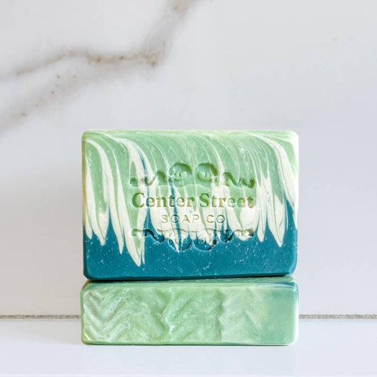 Spearmint + Eucalyptus Vegan Handmade Bar Soap - 4oz
