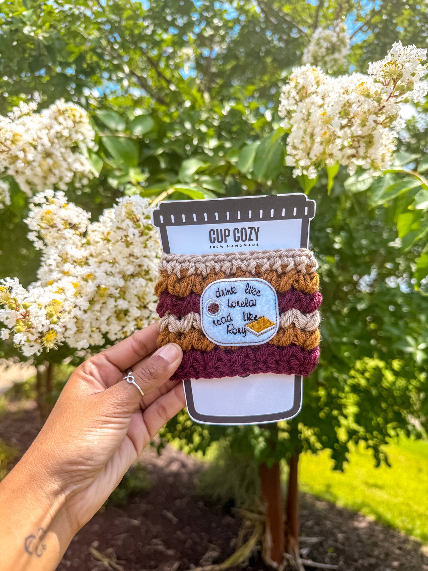 Drink like Lorelai Read Like Rory Cup Cozy - Gilmore Girls