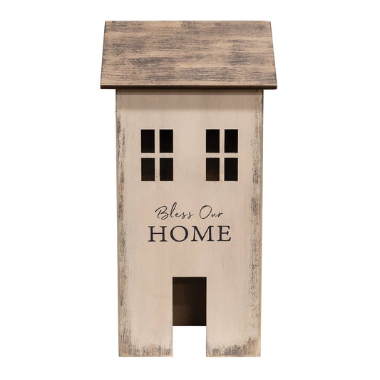 Bless Our Home Light Up Primitive House