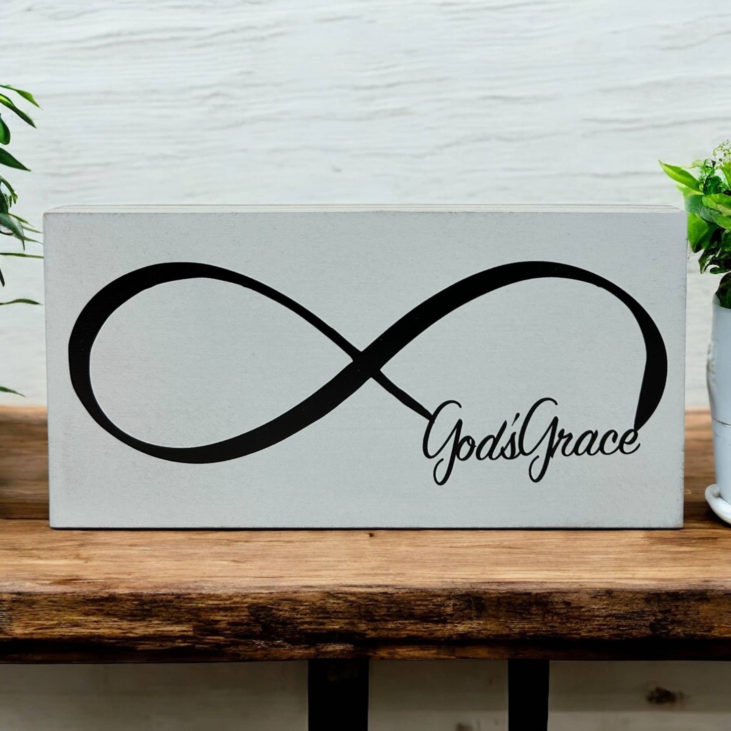 God's Grace - Rustic Christian Decor Wood Sign
