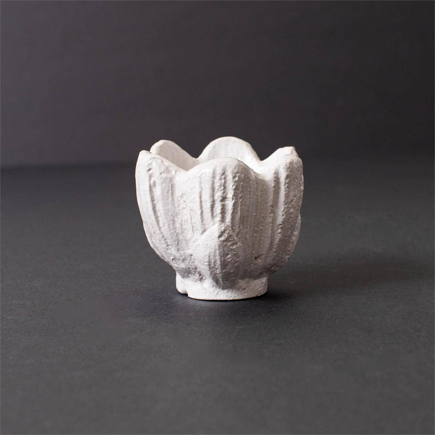 Cast Iron Flower Taper Candle Holders