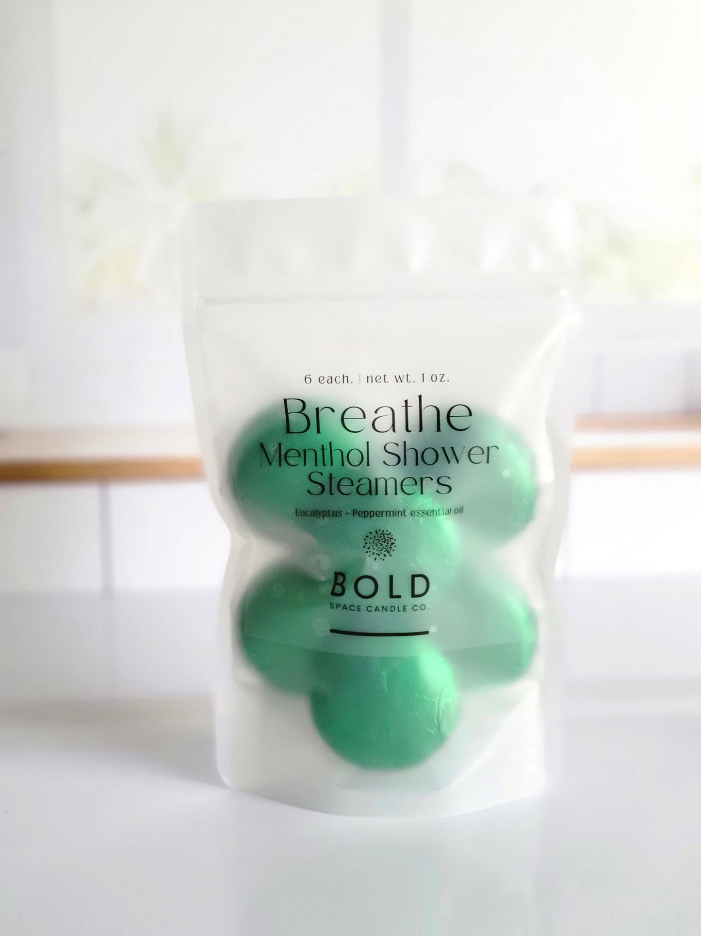 Breathe – Eucalyptus + Peppermint Menthol Steamers (6pk)