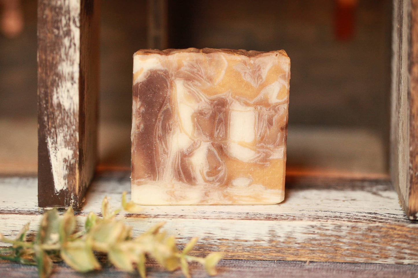 Tobacco and Honey Cold Process Soap, Luxury Shea Butter Soap