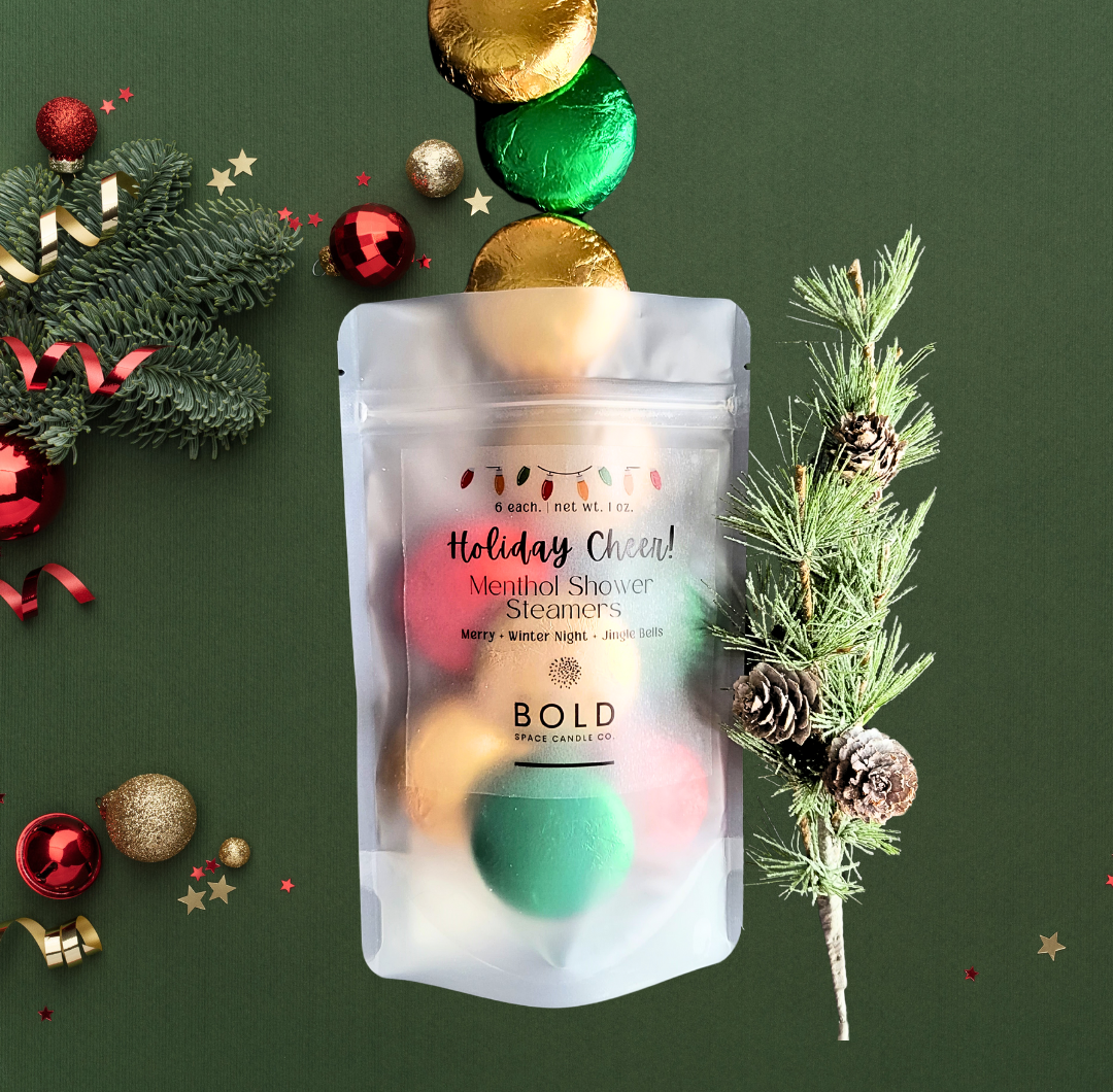 Holiday Cheer! | Menthol Shower Steamers | 3 scents - 6 pack