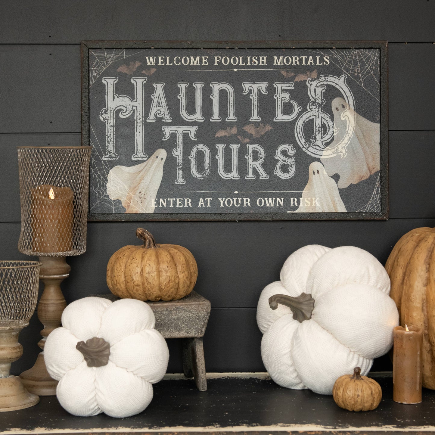 24" HAUNTED TOURS SIGN