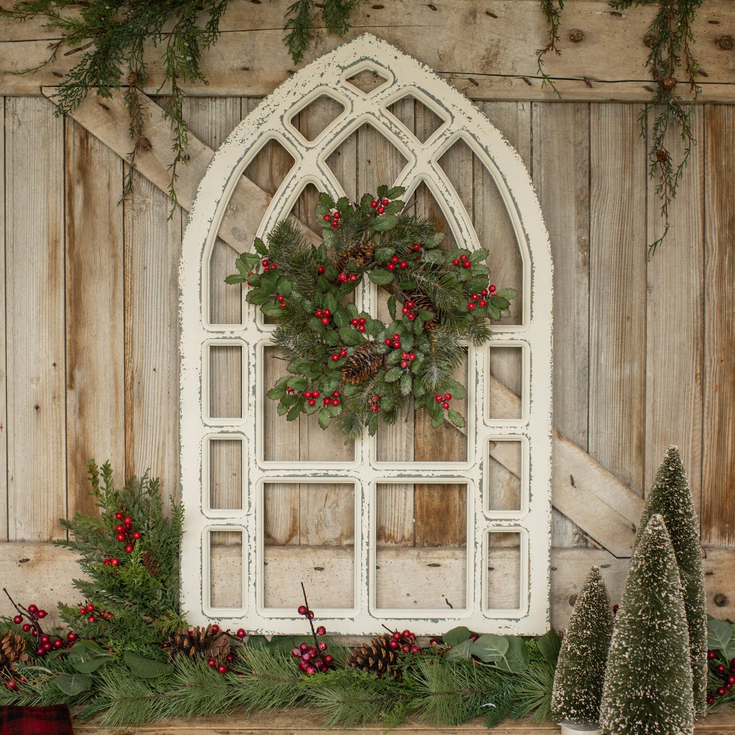 LARGE ARCHED WINDOW FRAME